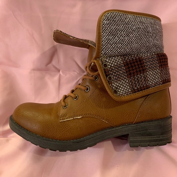 UNIONBAY Women's Sparky-u Leather Boot - Brown - Size 8 - Picture 2 of 8